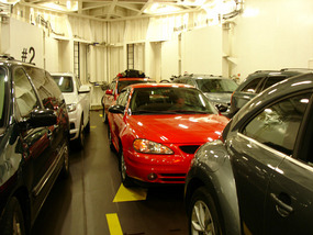 Parked on Deck 2 of ferry