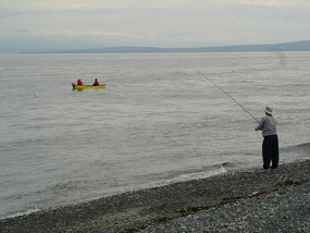Tide very strong when fishing at Little River