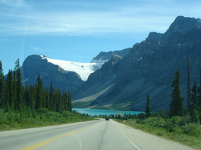 View of Crowfoot Glacier
