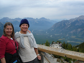 Us with Bow Valley in background