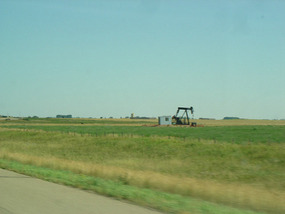 Gas or water pumps on farms
