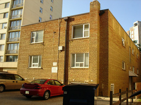 Back of Downtown Guest Suites