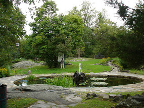 Richar in garden at Tower Hill