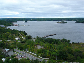 View of Parry Sound of the Georgian Bay