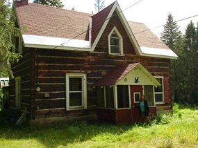 Dawn in front of Paul's home built 1890