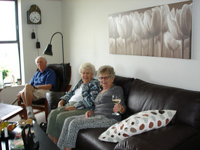 Marg with sister Florence & husband Claude