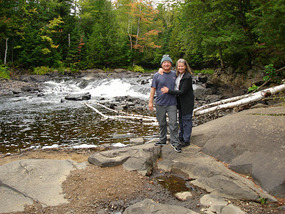 Us at Ragged Falls