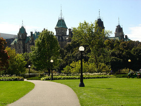 View of Parliment Hill from Majors Hill Park
