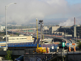 Major highway work on the under and over passes