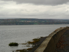 Brigde to Isle d'Orleans in distance