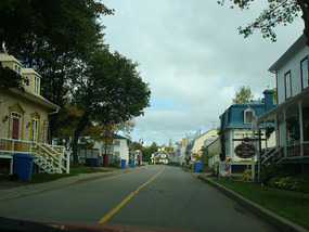 Little suburb on the island