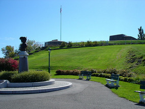 Mound before outer wall of Citadelle