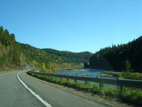 River Matapedia looks like the Rockies