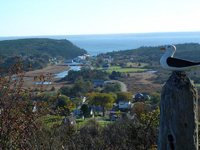 View of Little River from Look Off