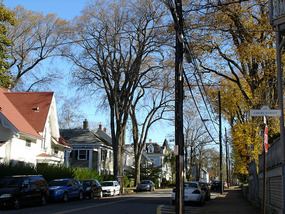 Homes on Main Street in Liverpool