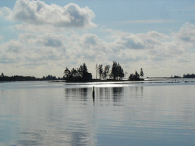 Little home on island at Voglers Cove