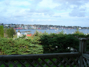 View of Lunenburg from our balcony