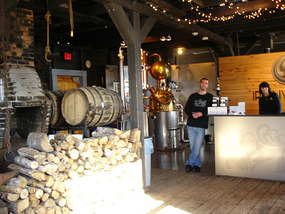 Inside Ironwork Distillery