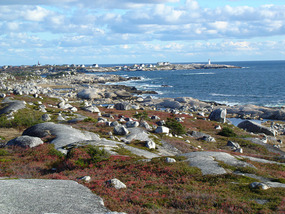 View of coastline to Peggy's Cove
