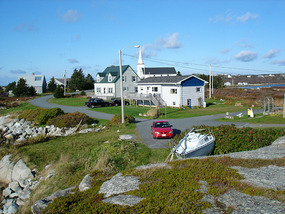 Church and homes at Prospect