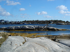 Protected harbour at Terence Bay