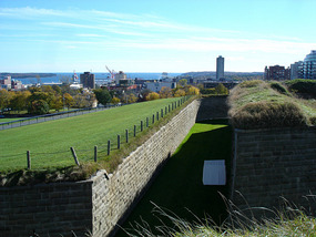Ditch between outer wall and Citadel