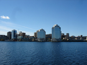 Halifax city and harbour front