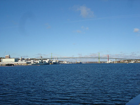 MacDonald Bridge between Halifax and Dartmouth