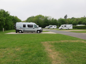 Our motorhome at caravan site