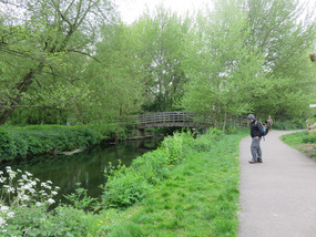 Canal bridge in Westgate Gardens