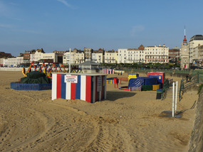 Beach front of Margate
