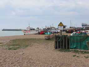 Beach-launched fishing fleet 