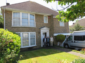 Margaret's home in Hove