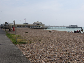The Worthing Pier in the distance