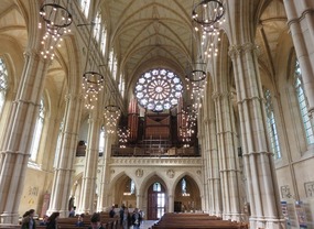 Inside  Arundel Cathedral
