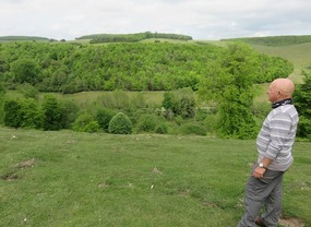 Richard looking across Arundel Park