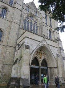 Main entrance to Chichester Cathedral