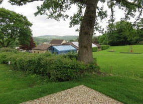 Café, indoor swimming pool and other buildings