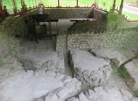 Hypocausts heating for floors & walls