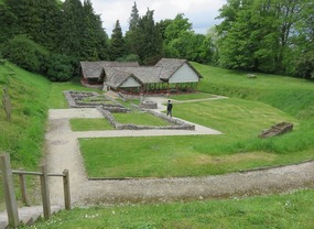 Roman Town House protected from enviroment