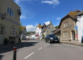 Village street in Beer