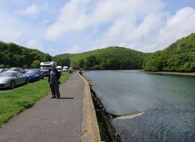 Carpark by River Looe
