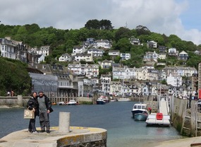 Looking from the seawall at harbour