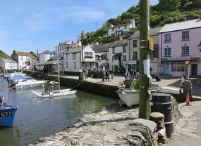 Shops on harbour front