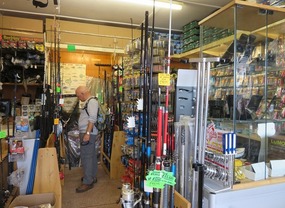 Richard can't resist the Fish & Tackle Shops 