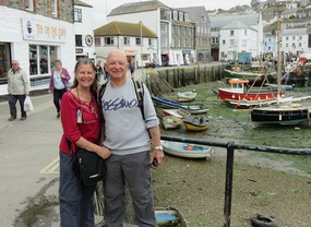 Us standing by the inner harbour