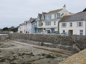 Houses on sea front