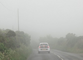 Blanket of fog after Drift