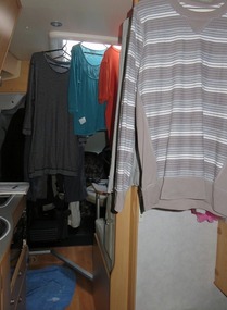 Our motorhome clothesline