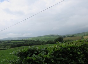 Scenic drive through the countryside